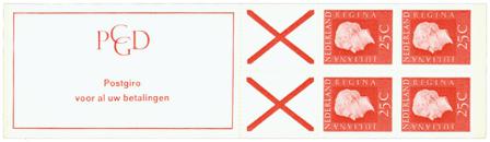 Holland 1969 - Frimærkehæfte NVPH PB 9a - Postfrisk