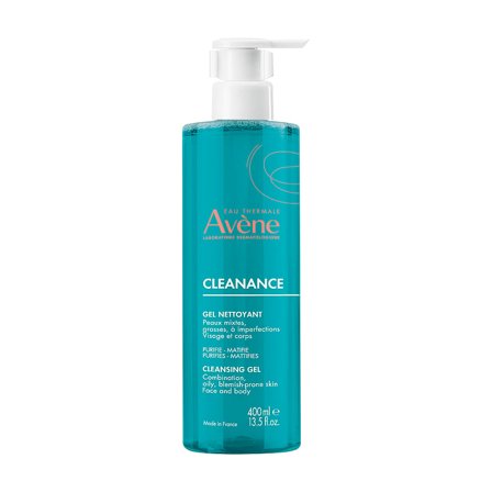 Avène Cleanance Mattifying Cleansing Gel 400 ml, Skincare, Renseprodukter, Rens & Vask