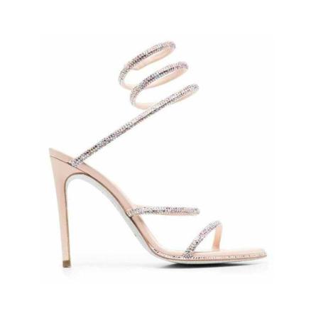 René Caovilla, High Heel Sandals Różowy, Kobieta, Rozmiar: 40 EU