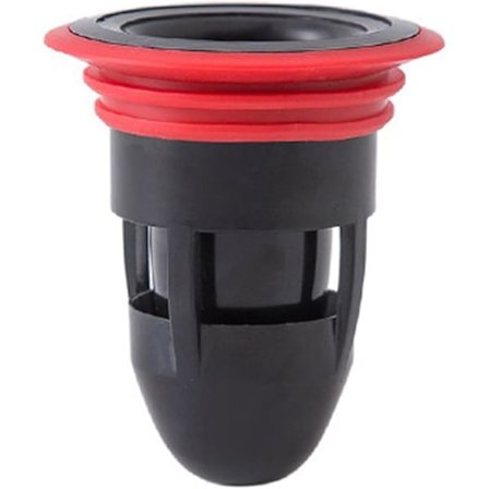 Anti-lukt silikon sluk for bad og kjøkken (Svart)