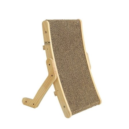 Træ kat skrabe skraber aftagelig lounge seng 3 i 1 kradse stolpe