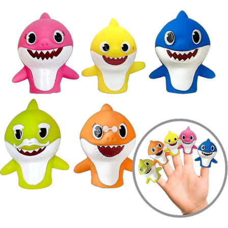 Baby Shark Fingerdukker, Pakke med 5, 1. generasjon-hhny