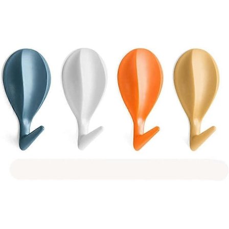 8 kpl kuumailmapallo seinäkoukut vaatteille pyyhkeille maskille itsekiinnittyvä kylpyhuoneen keittiön koukku avainten järjestäjä pidike kodin 