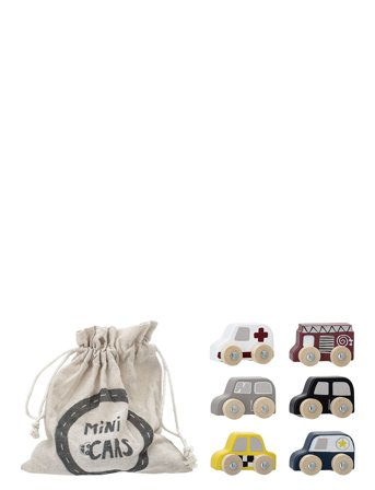 Bloomingville | Avin Legetøjsbil, Multi Farvet, Mdf | 23X20X4CM