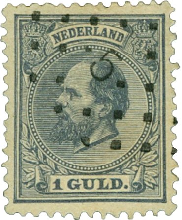 Holland 1872-1888 - NVPH 28 - Stemplet