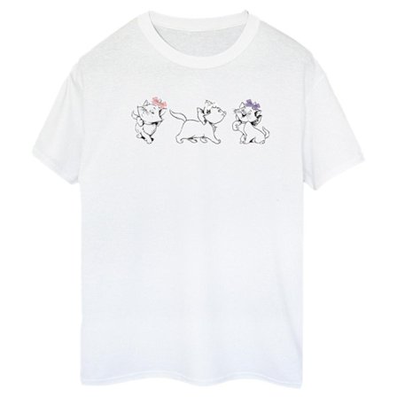 Aristocats Dam/Dam Marie Bow Bomulls Boyfriend T-shirt