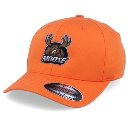 Hunter - Orange flexfit Keps - Moose Orange Flexfit @ Hatstore