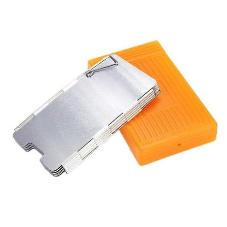 Bärbart 9-plattors vindskydd för spis, hopfällbart utomhus picknick BBQ gasspis campingskärm vindskydd kokkärl