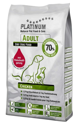 Platinum - Voksen kylling 5 kg - Hund - Hundefôr & hundemat - Tørrfôr for hund - ZOO.no