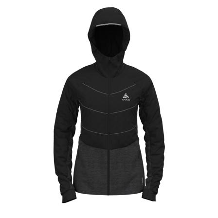 Odlo Women's Jacket Run Easy S-Thermic Women lined workout jackets Black L