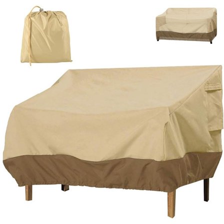 ING Hagebenkovertrekk 193 x 83 x 84 cm Benkovertrekk Vanntett Hagebenkovertrekk 210d Oxford Vindtett Beskyttelsestrekk for 2-seters Hagebenk