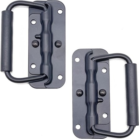 Kokoontaitettava kotelon kahva lentolaukun vetokahva jousikuormitteinen kokoontaitettava kahva - 2 kpl työkalupakin jousikahva kokoontaitettava kahva 