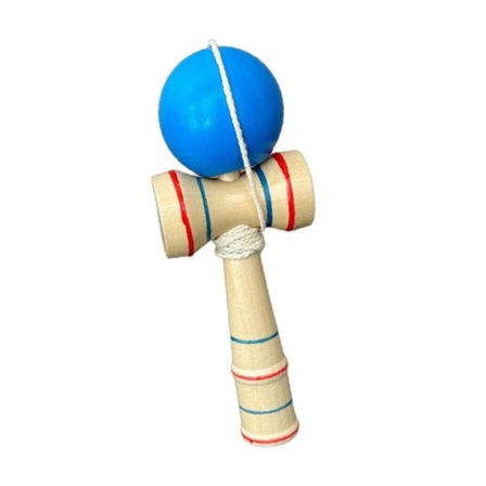 Kendama Træbold og Kop Legetøj Fantastisk Gave Balancefærdighedsspil til Teenagere Børn rød[D]