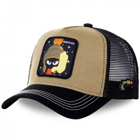 Cartoon Animal Baseball Hat Marvin Khaki