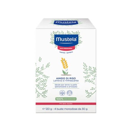 Mustela Amido di Riso 4 Buste