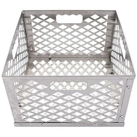 Offset Smoker Kol Eldkorg, Silver Kolkorg