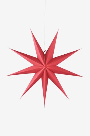 Jotex - ANDROMEDA adventsstjerne ø 150 cm Rød - Kjøp Julestjerner hos Jotex