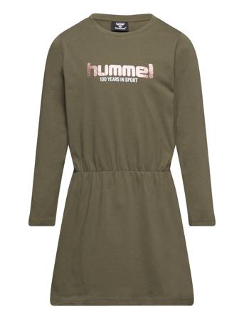 Hmlfreya Dress L/S Green Hummel