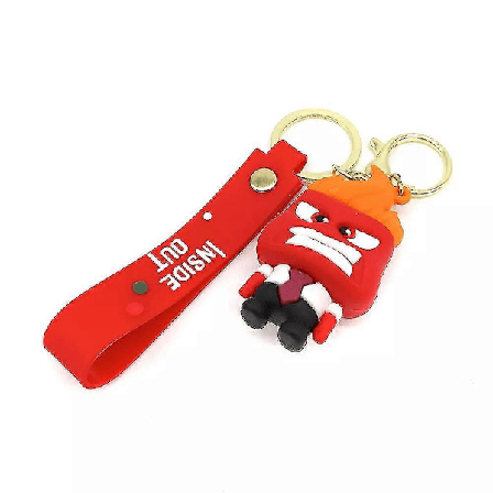 Innsiden Ut Nøkkelring Sinne Glede Veskeanheng Nyhet Bursdags Julegave (FMY)