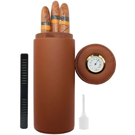 Populær cedertræ humidor cigaræske med rektangulær luftfugter med hygrometer i Advance