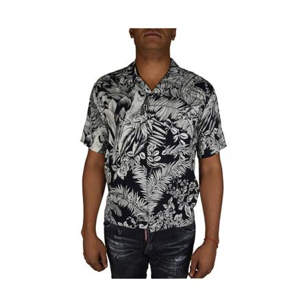 Palm Angels Shirts , Zwart , Heren , Maat: S