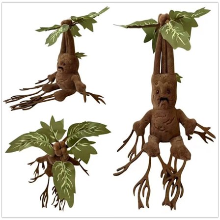Mandrake plyschleksaksdocka, 26 cm