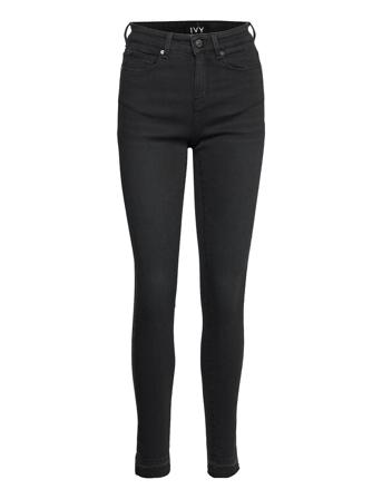 Ivy-Alexa Ankle Cool Black Skinny Jeans Sort IVY Copenhagen