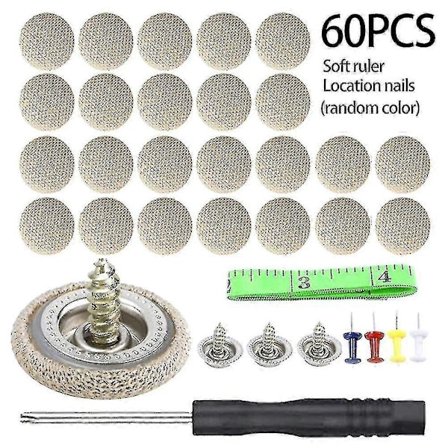 60 stk./pakke Saggende Himmel Auto Spænde Bil Tag Stift Fastgørelse Snap Loft Reparation [DB]