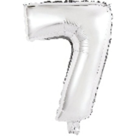 Gaggs Sifferballon Nr 7 86 cm, Sølv