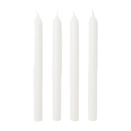 Åhléns Home Kronljus 25 cm, 4-pack Ljus & ljusstakar Vit ONESIZE