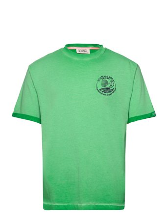 Scotch & Soda T-shirts Short-sleeved Grønn Scotch & Soda*Betinget Tilbud