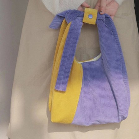 Manchester Handväska Mode Axelväska GUL LILA GUL