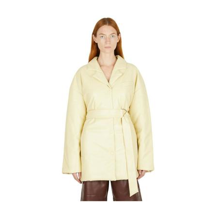Nanushka, Liban Padded Jacket Żółty, Kobieta, Rozmiar: M