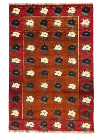 Tapis Ghashghaï Fine 120X178 Rouge Foncé/Noir (Laine, Perse/Iran)