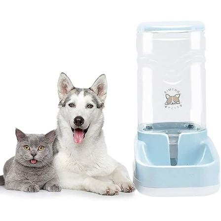 Automatisk vanndispenser for kjæledyr Stor hund vanndispenser stasjon Selvdispenser Tyngdekraft Vannfontene (3.8L Singer)