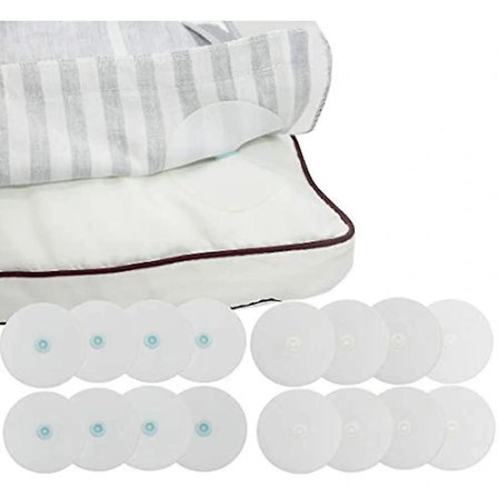 (pow yeah!)Dynetrekk Klemmer (16 stk) - Hjørneholdere Dynetrekk Trykknapper For Alle Tykkelser Dyner Og Puter