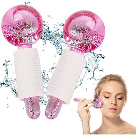 2 kpl Kasvojen Jääpallot, Kasvojen Jääpalloja, Kasvojen Rullahierontavälineet Iholle, Kiristää Ihoa Ja Poistaa Piiriä