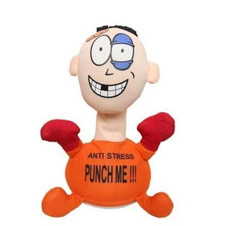 Sjov Punch Me Skrigende Dukke, Interaktive Legetøj Orange Orang
