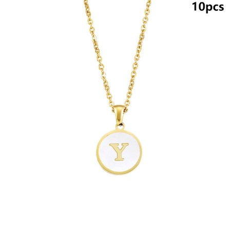 Alkukirjain kaulakoru aakkoset korut Y Y