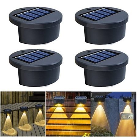 4/8/12/16/20-pak solcellelamper udendørs – Vandtætte LED-lamper til trapper & poolkant