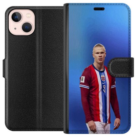 Kompatibelt Lommeboketui til Apple iPhone 13 mini Erling Haaland Manchester City Norge fotball angriper toppspiller utrolig målproduksjon kraftig ras