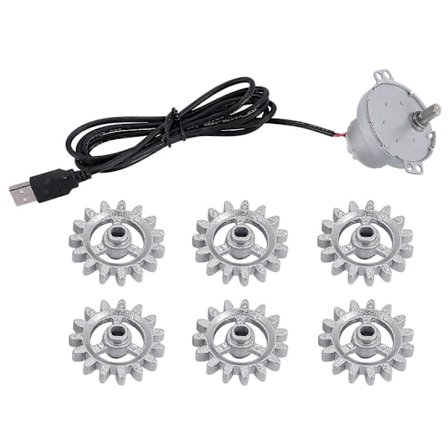 Automatiske Rotisserie Grill Værktøjer Metal BBQ Ramme Gear med USB Kabel Motor DIY Automatisk Ramme Værktøj