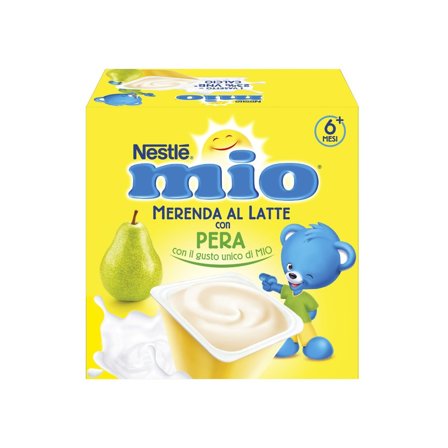 Nestlé Mio Merenda Al Latte Pera 4 Vasetti da 100g