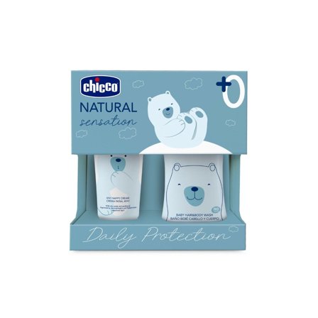 Chicco Natural Sensation Set Detergente Corpo&Capelli 200ml +