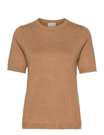 Pamela Strik T-Shirt Villapaita Ruskea Minus