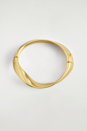 COS Women's Pulsera Retorcida in Dorado