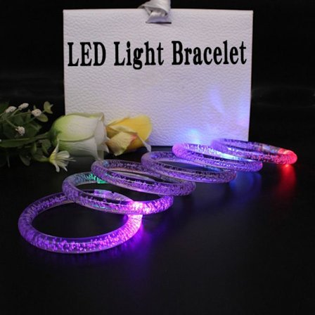 10st LED-armband Glow Armring LILA