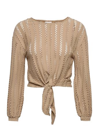 Vipiline L/S T-Shirt/4 Beige Vila
