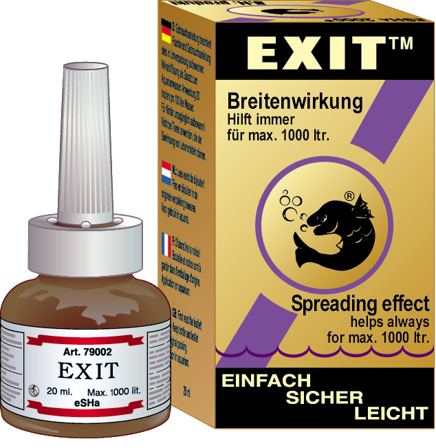 eSHa - eSHa Exit 20 ml - Akvaristikk - Vannpreparat - Fiskemedisin - ZOO.no