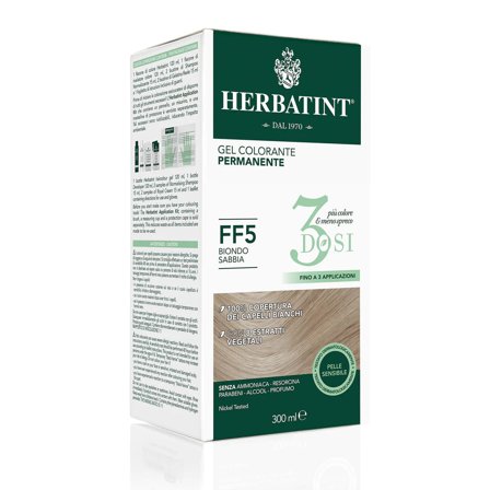 Herbatint Tintura Per Capelli Gel Permanente FF5 Biondo Sabbia 3